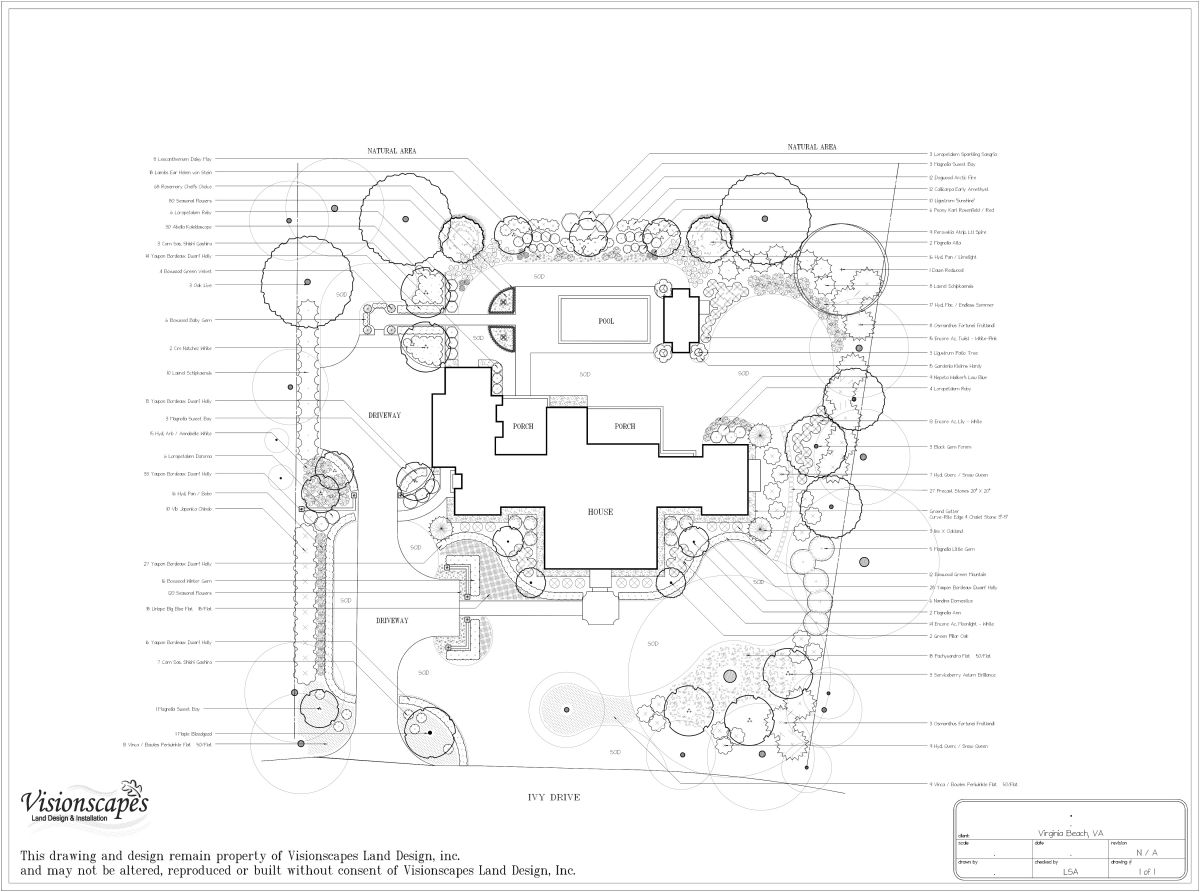 Traditional Landscape Design - Visionscapes Land Design & Architectural ...