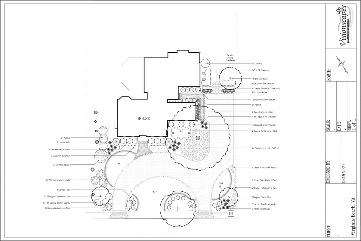 Traditional Landscape Design - Visionscapes Land Design & Architectural ...